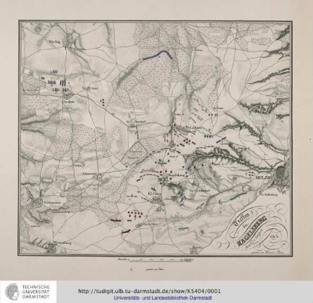 Treffen bei Hagelsberg den 27ten August 1813. Gest.von Heinrich Brose. Gedr.von Prêtre. [Berlin,1821]