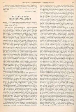 787-789 [Rezension] Koziol, Klaus, Konfirmandenunterricht, aber wie?