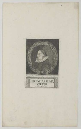 Bildnis des Ieremias Harsdorfer