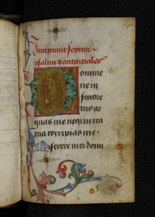 Bußpsalmen mit Litanei, lat.