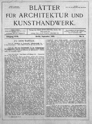 No. 9, September 1905