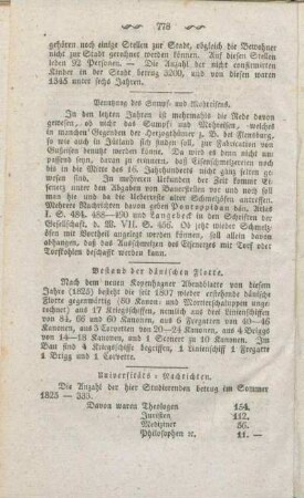 Bestand der dänischen Flotte.