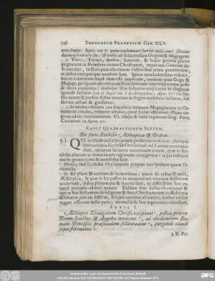 Caput Quadragesimum Sextum. De fatis Ecclesiae Aethiopicae & Graecae.