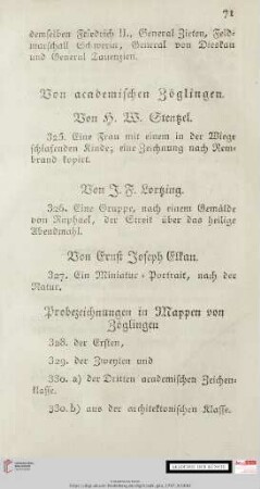 Von academischen Zöglingen