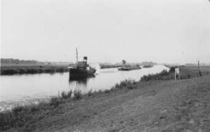 Hunte mit Landschaft