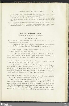 3 O. Eis, Gletscher, Eiszeit