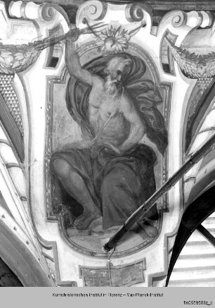 Freskenausstattung der Galleria : Deckendekoration : Zeus