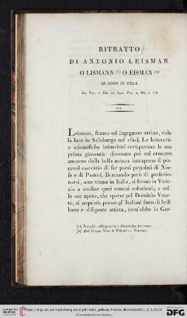 Ritratto Di Antonio Leisman o Lismann o Eisman