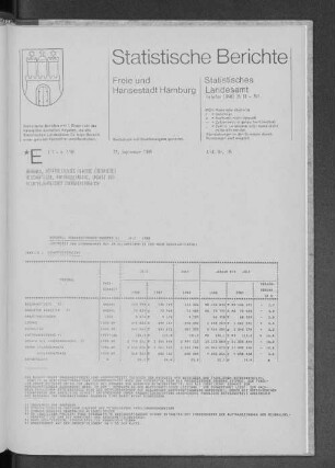 Bergbau, Verarbeitendes Gewerbe Juli 1988 : Lfd. Nr. 36