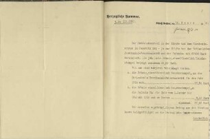 Brief 14. März 1914