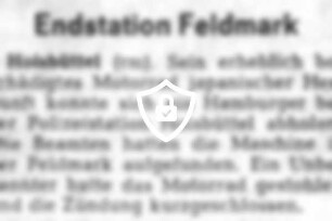 Endstation Feldmark