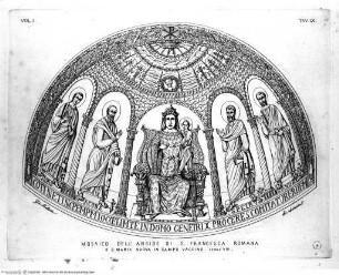 Musaici della primitica epoca delle chiese di Roma, Taf. 9: Santa Francesca Romana