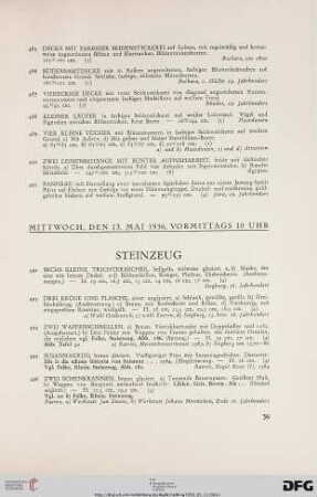 Steinzeug (Nr. 492-538)