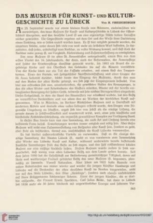 7: Das Museum für Kunst- und Kulturgeschichte zu Lübeck