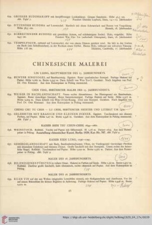 Chinesische Malerei (Nr. 633-639)