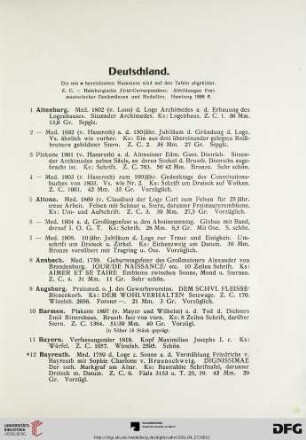 Deutschland (Nr. 1-420)