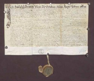 Gültbrief von Georg Wöberheinz zu Schöllbronn gegen die Bonifaciuskirche daselbst