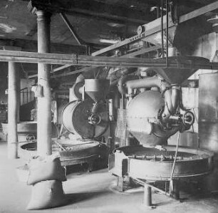 Rösttrommel mit Gasheizung : Technikgeschichte | Technik und Wirtschaft | Kaffee
