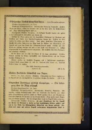 Weitere Fortschritte südwestlich von Noyon.