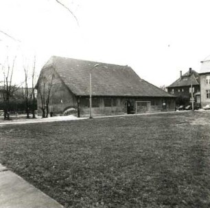 Cottbus, Sielower Straße 37. Sorbische Oberschule (ehemalige Lehrerbildungsanstalt; 1910, Erweiterung 1929), Turnhalle