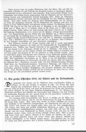 11. Die große Offensive 1918, bei Albert und im Trôneswald.