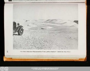 Von Dünen bedeckter Plateaurand im N der "großen Sandsee" (südlich der Oase Siwa)