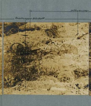 Foto feindlicher Anlagen gegenüber der" Zechlinstellung", Teil 11 (Rundbild)