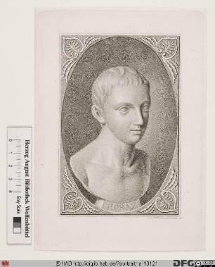 Bildnis Horaz (Quintus Horatius Flaccus)