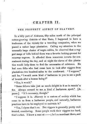 The Property Aspect of Slavery