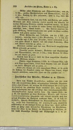 Faulfieber der Pferde, Rinder u. a. Thiere