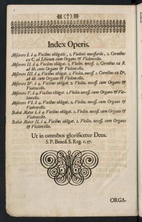 Index Operis