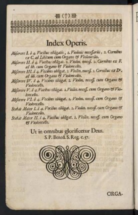 Index Operis