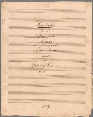 Fantasie über Motive aus Don Juan, Klavier, op. 22 - BSB Mus.Schott.Ha 6878-2