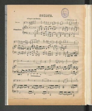 Sonate. [Piano.]