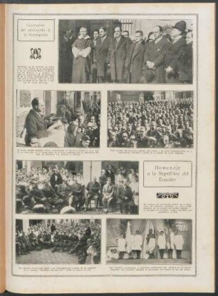 Homenaje a la República del Ecuador
