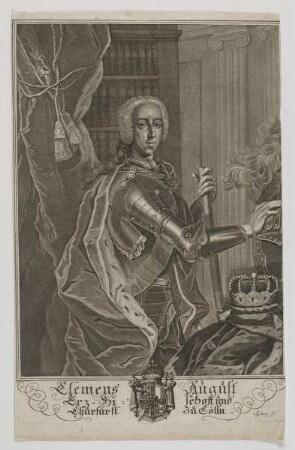 Bildnis des Clemens August, Erzbischof von Köln