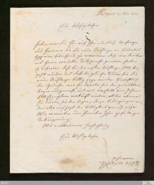 Cotta an Gok [StA 7,2 BR 429]