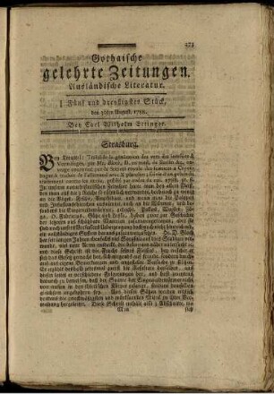 Fünf und dreyßigstes Stück, den 30ten August, 1788.