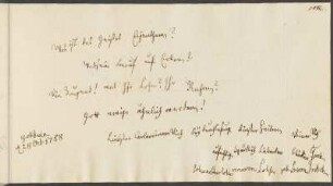 Eintrag 16: Johanna Charlotte von Lohse, Weimar, 31.12.1787
