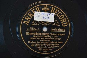 Götterdämmerung : Siegfrieds Erzählung , I. Teil: "Mime hieß ein mürrischer Zwerg" / (Richard Wagner)