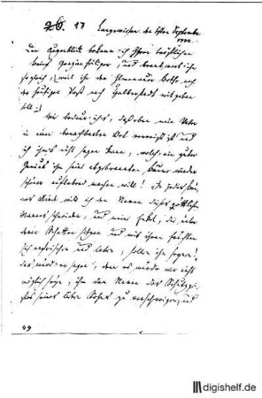 17: Brief von Wilhelm Heinse an Johann Wilhelm Ludwig Gleim
