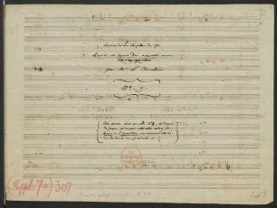 Messen. Auszüge; V (4), Coro, orch; D-Dur