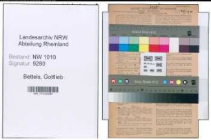 Entnazifizierung Gottlieb Bettels , geb. 10.01.1904 (Verwaltungssekretaer)