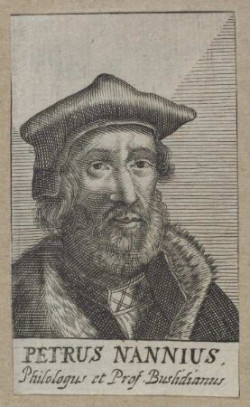 Bildnis des Petrus Nannius
