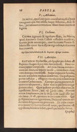 VI. Cadmus.