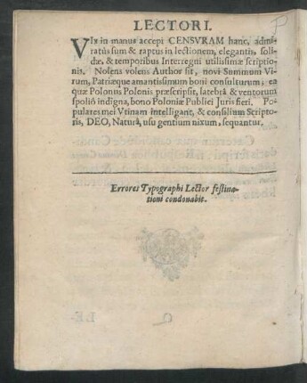 Lectori.