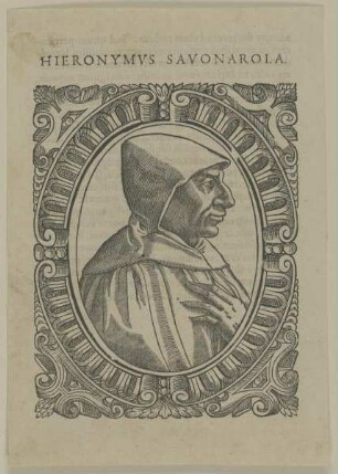 Bildnis des Gerolamo Savonarola