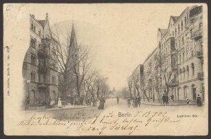 Ansichtskarte Blick in die Lehniner Straße [1/3]