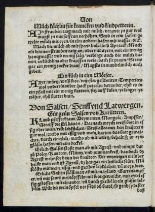 Von Salsen/ Senff und Latwergen.