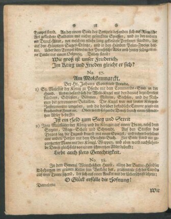 No. 57. - No. 58. Am Molckenmarkt
